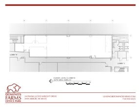24 Frank Lloyd Wright Dr, Ann Arbor, MI for lease Site Plan- Image 1 of 1