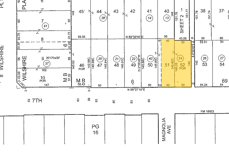 2865-2875 W 7th St, Los Angeles, CA à louer - Plan cadastral - Image 2 de 83