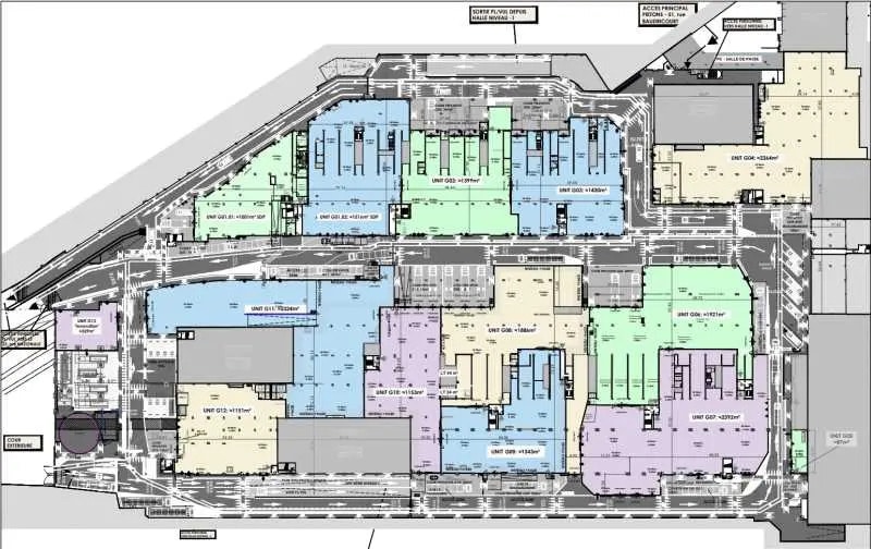 Industriel dans Paris à louer - Plan d’étage - Image 2 de 3