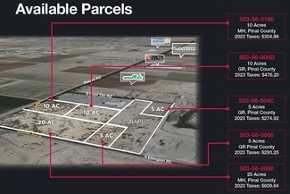 More details for 22499 W Peters Rd, Casa Grande, AZ - Land for Sale