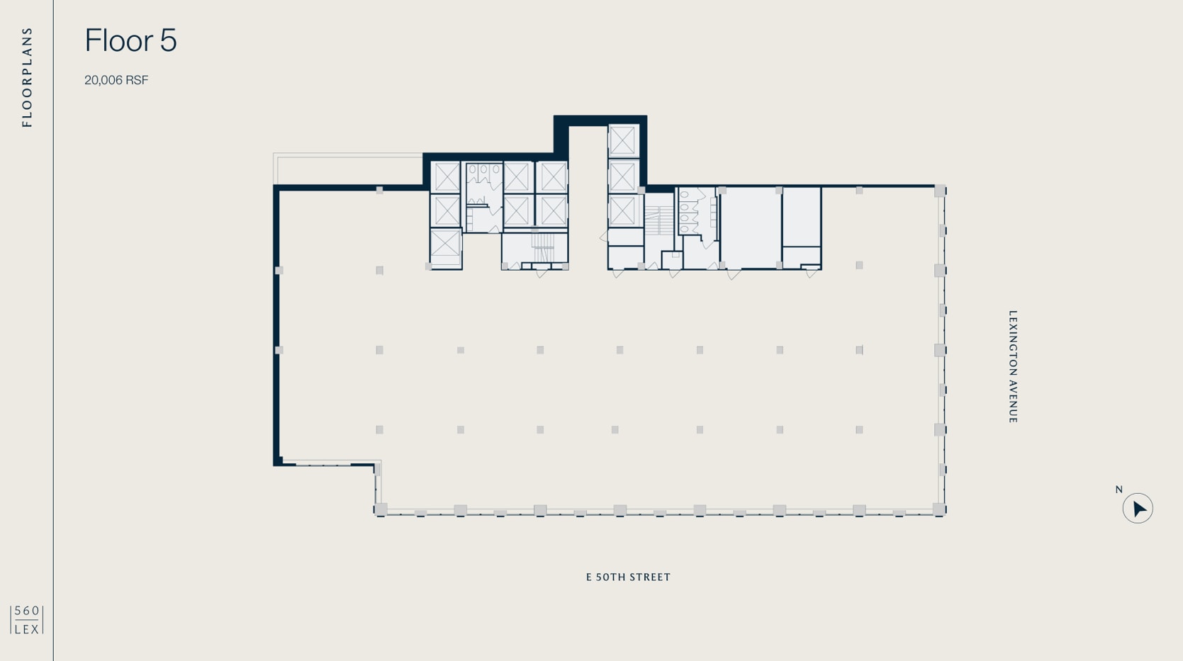560 Lexington Ave, New York, NY à louer Plan d’étage- Image 1 de 1