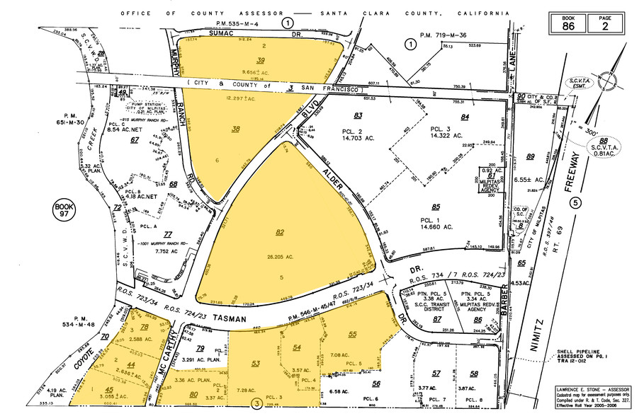 888 Tasman Dr, Milpitas, CA à louer - Plan cadastral - Image 2 de 4