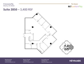 6 Concourse Pky NE, Atlanta, GA for lease Floor Plan- Image 1 of 1