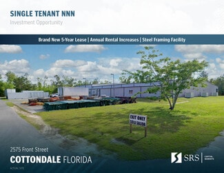 Plus de détails pour 2575 Front St, Cottondale, FL - Industriel à vendre