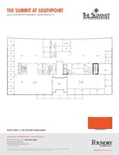 6420 Southpoint Pky, Jacksonville, FL à louer Plan d’étage- Image 1 de 1