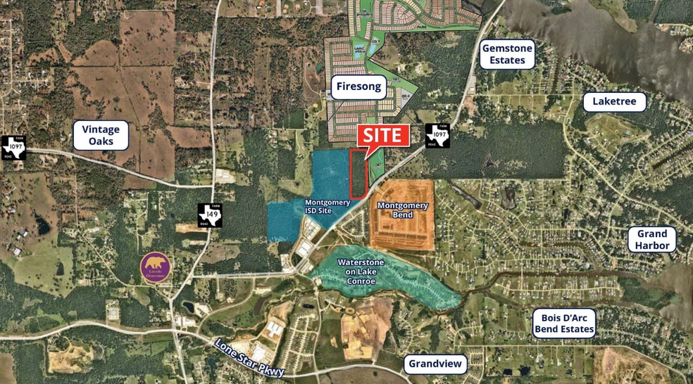 FM 1097, Montgomery, TX for sale - Building Photo - Image 2 of 3