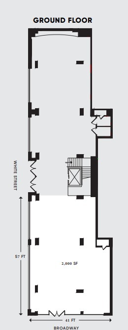 378 Broadway, New York, NY à louer Plan d  tage- Image 1 de 1