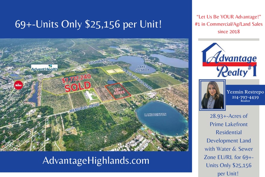 887 Memorial dr, Avon Park, FL for sale - Primary Photo - Image 1 of 4