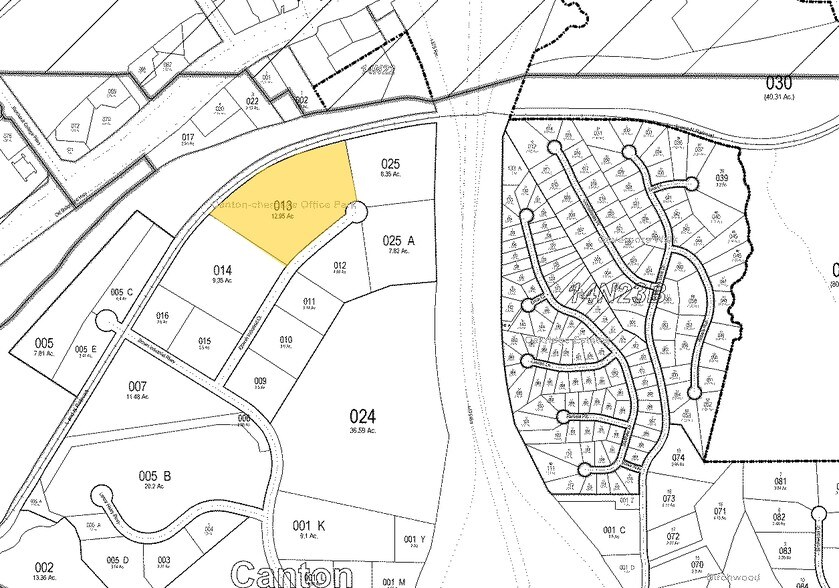 166 Etowah Industrial Ct, Canton, GA à vendre - Plan cadastral - Image 3 de 4