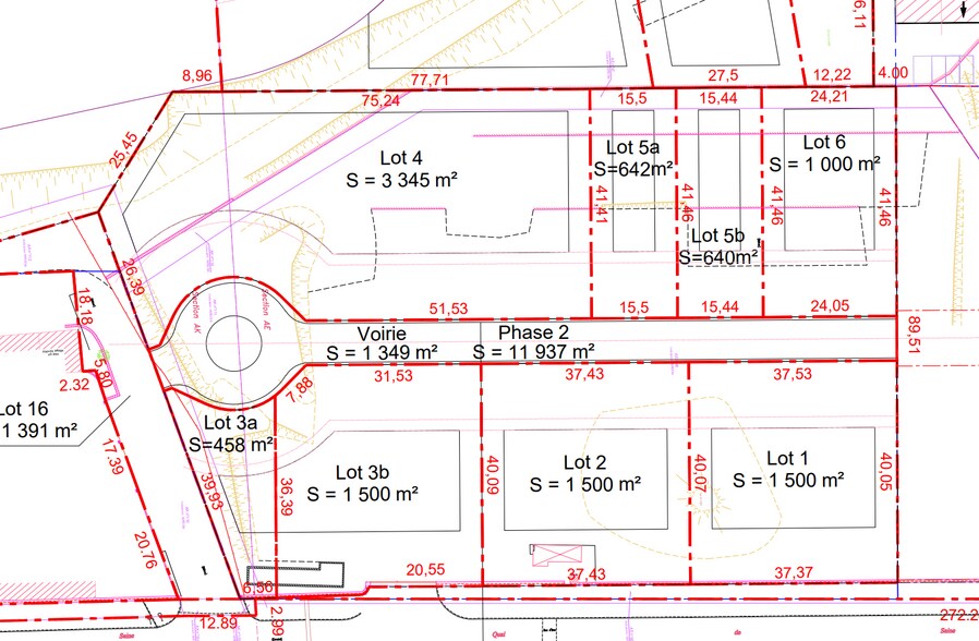 99 Avenue De Seine, La Rochette for sale - Site Plan - Image 1 of 3