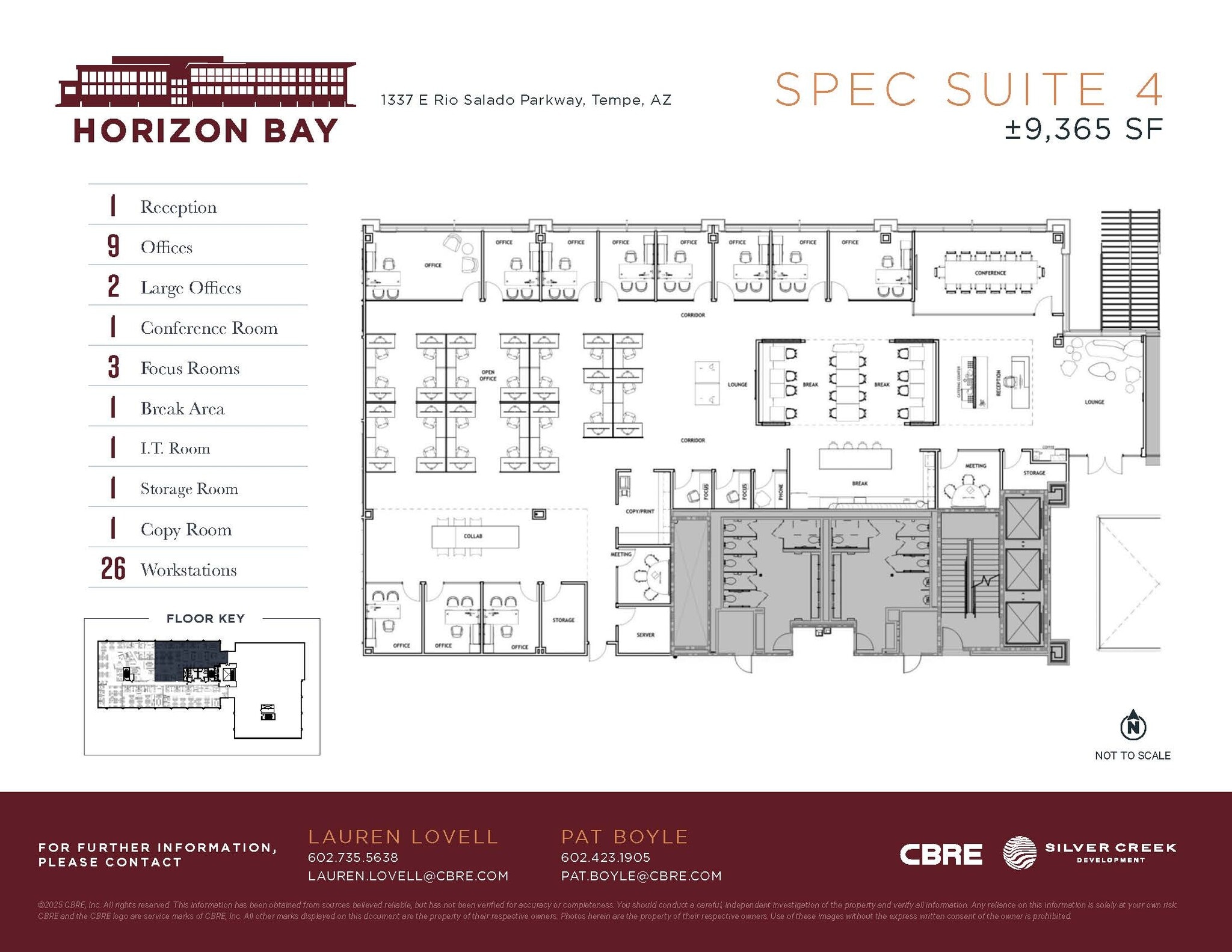1337 E Rio Salado Parkway, Tempe, AZ for lease Floor Plan- Image 1 of 1