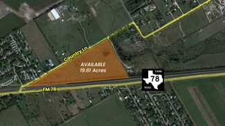 Plus de détails pour FM 78 & Country Lane, Cibolo, TX - Terrain à vendre