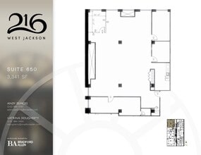 216 W Jackson Blvd, Chicago, IL for lease Floor Plan- Image 1 of 1