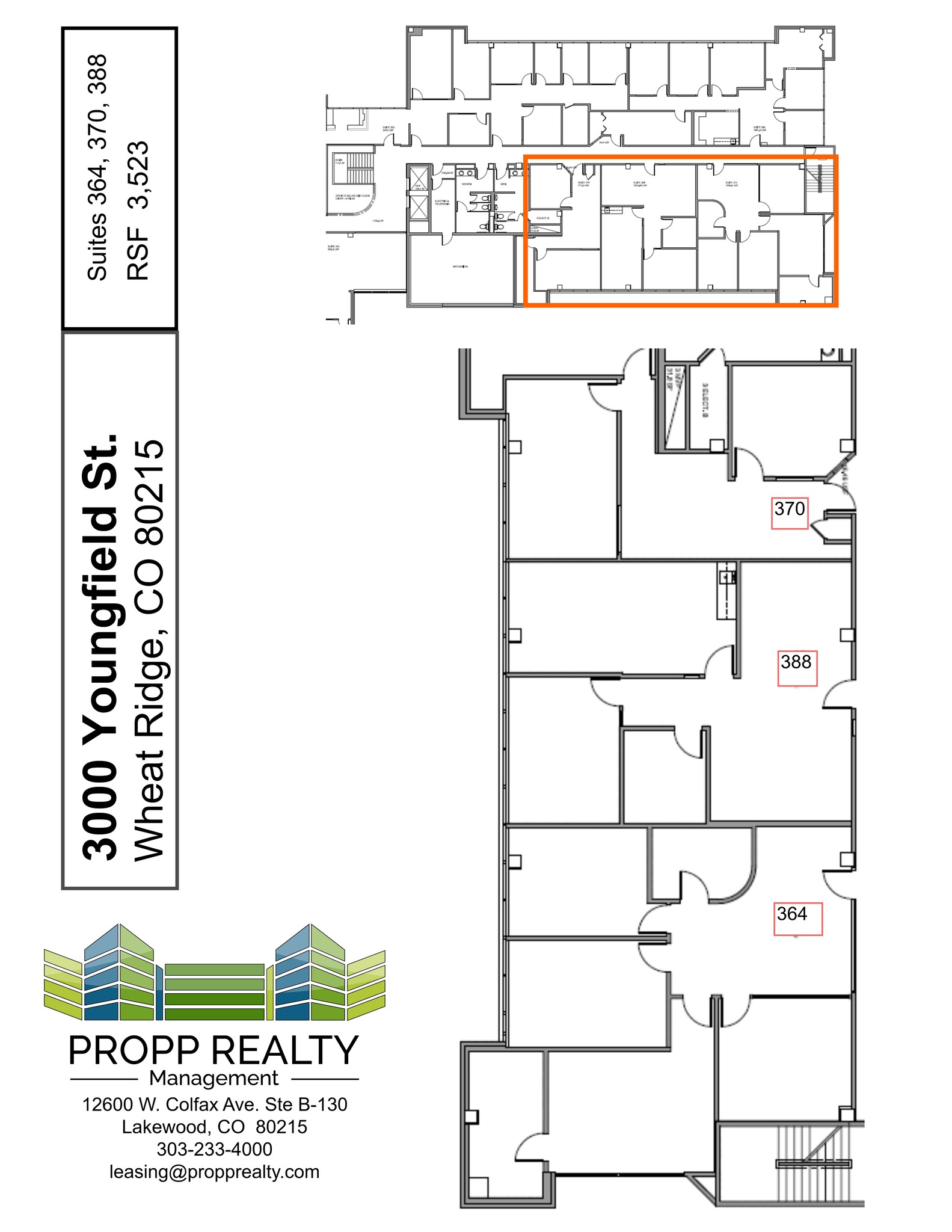 3000 Youngfield St, Wheat Ridge, CO à louer Plan de site- Image 1 de 1
