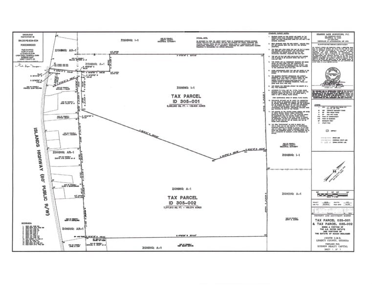 00 ML Coffer Rd, Midway, GA for sale - Site Plan - Image 2 of 2