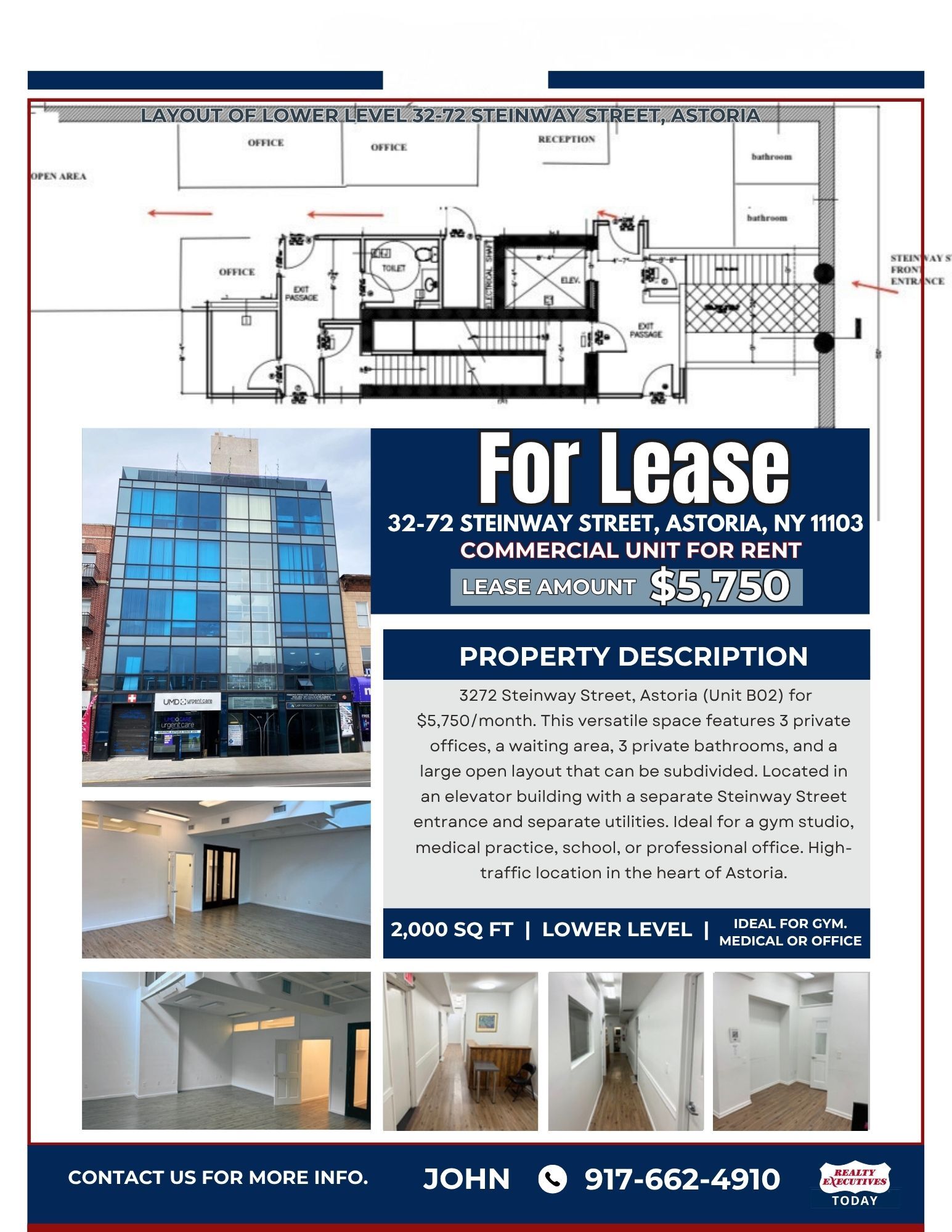 3272 Steinway St, Astoria, NY for lease Interior Photo- Image 1 of 10