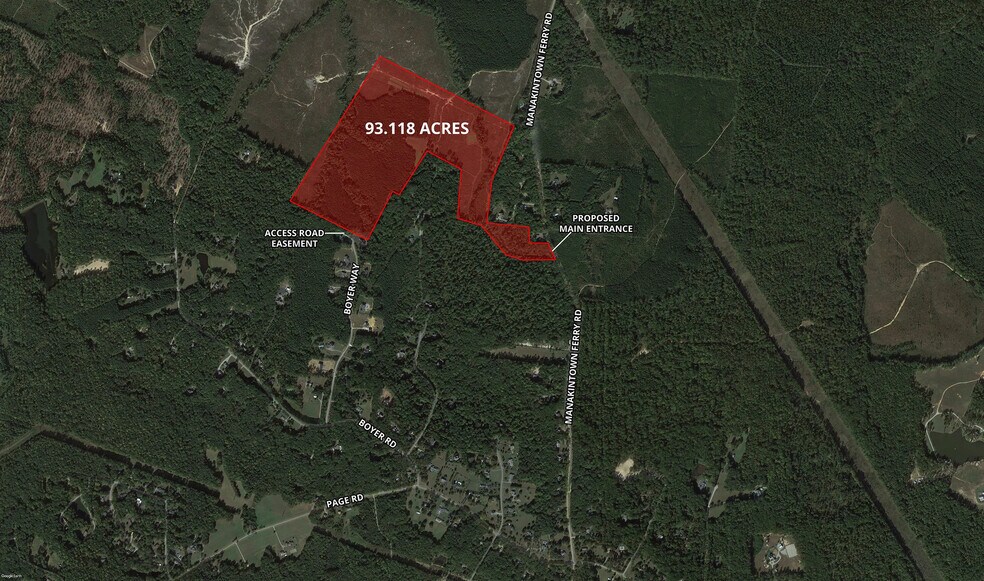 0 Manakintown Ferry Road, Powhatan, VA à vendre - Plan cadastral - Image 1 de 4