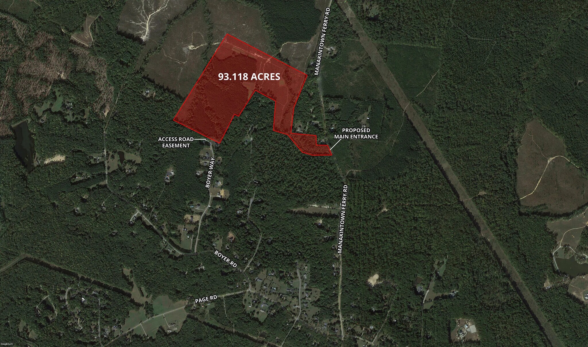 0 Manakintown Ferry Road, Powhatan, VA à vendre Plan cadastral- Image 1 de 5