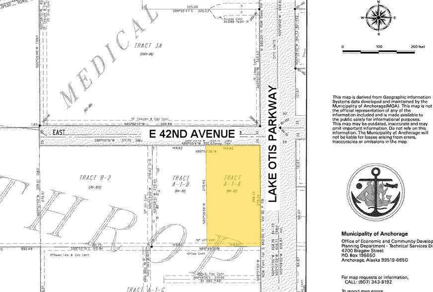 4200 Lake Otis Pky, Anchorage, AK à vendre - Plan cadastral - Image 1 de 1