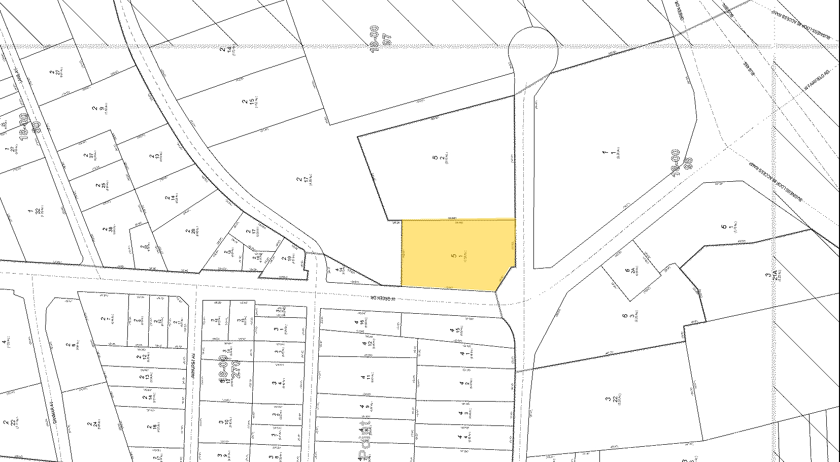 1210 Trinity Ave, High Point, NC à vendre Plan cadastral- Image 1 de 1