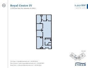 11700 Great Oaks Way, Alpharetta, GA à louer Plan d’étage- Image 1 de 1