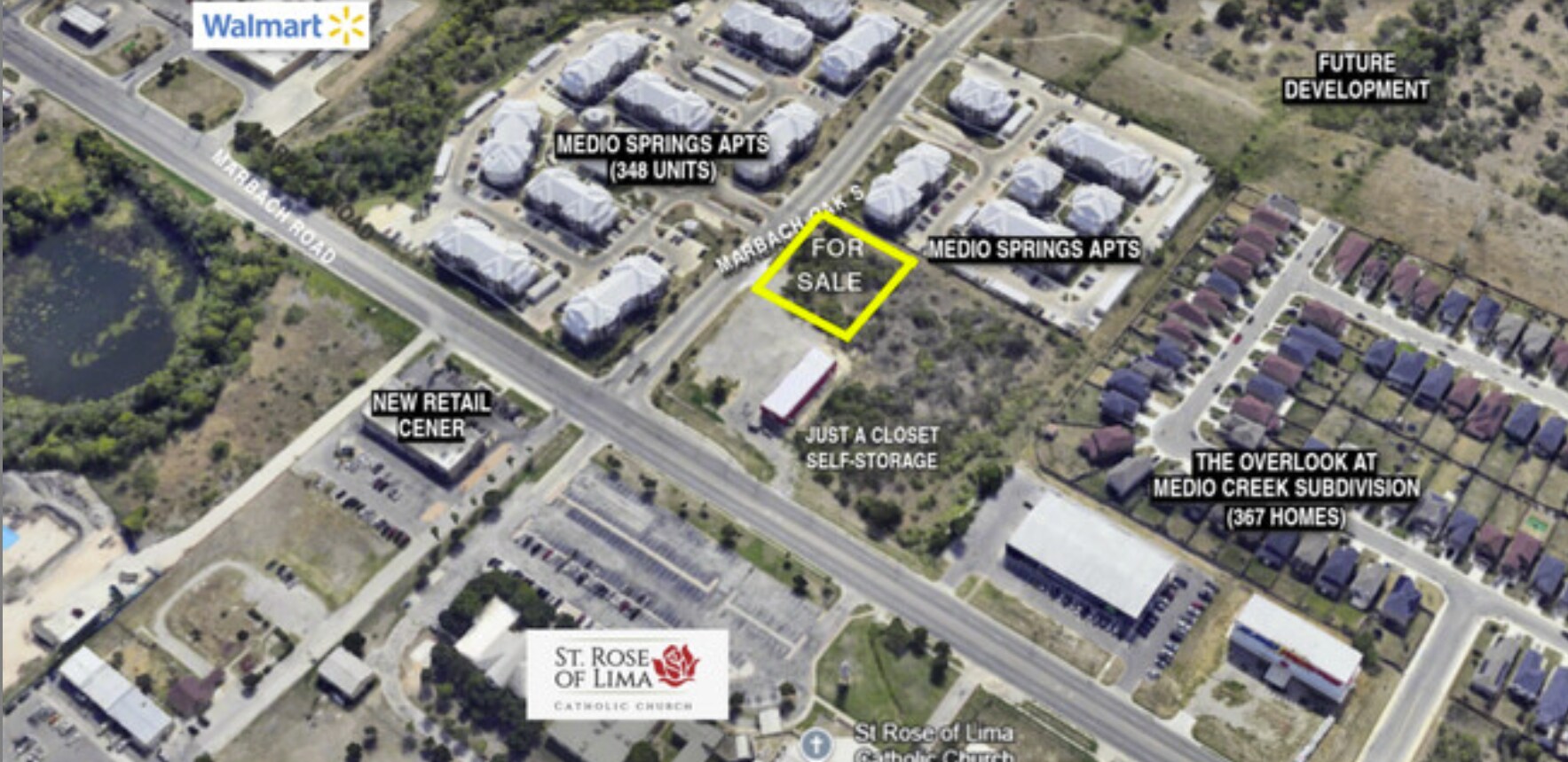 Marbach Rd & Marbach Oaks Dr, San Antonio, TX à vendre Photo du bâtiment- Image 1 de 1