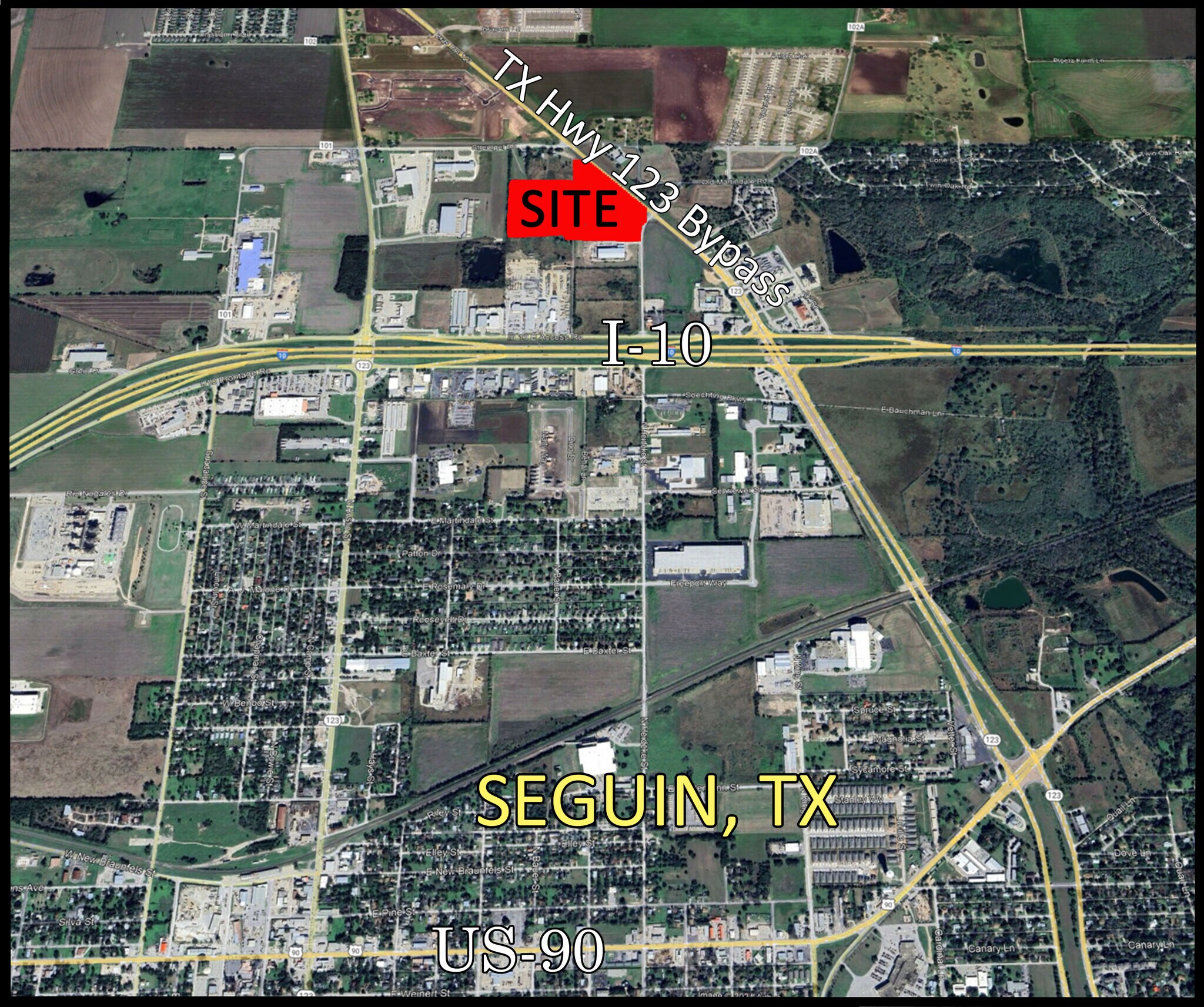 3226 Highway 123 Bypass, Seguin, TX à vendre Aérien- Image 1 de 7