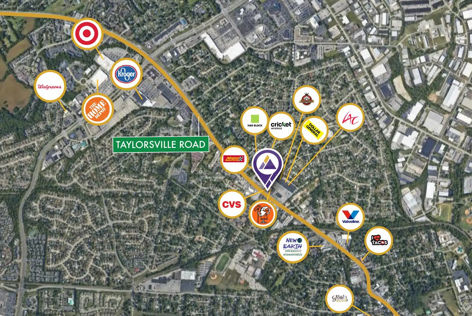 9604 Taylorsville Rd, Louisville, KY à louer Photo du bâtiment- Image 1 de 5