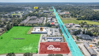 2327 Oneal Ln, Baton Rouge, LA - AERIAL  map view