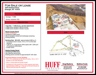 More details for 1675 Dolwick Dr, Erlanger, KY - Industrial for Sale