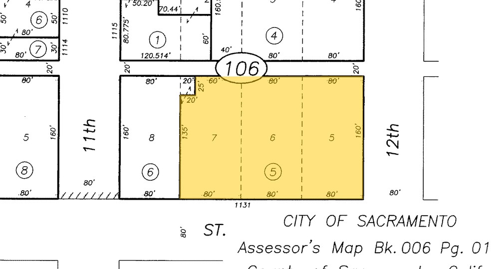 1121 L St, Sacramento, CA for lease - Plat Map - Image 2 of 33