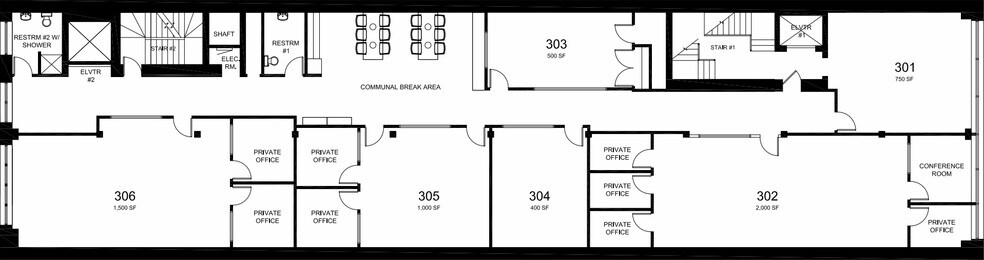 1132 S Wabash Ave, Chicago, IL à louer - Plan d’étage - Image 2 de 18