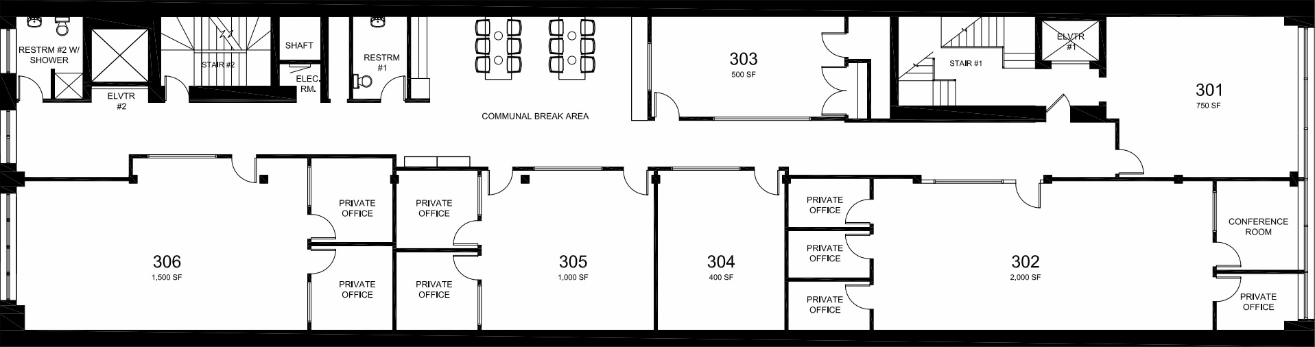 1132 S Wabash Ave, Chicago, IL à louer Plan d’étage- Image 1 de 1