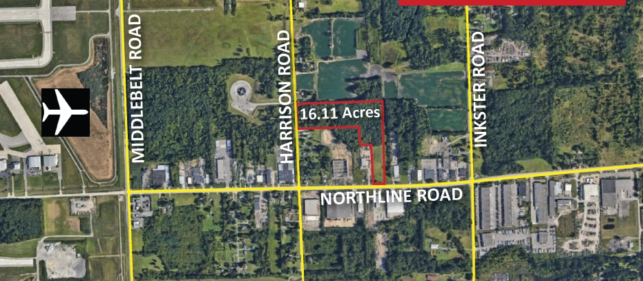 Harrison Rd, Romulus, MI for sale Building Photo- Image 1 of 2