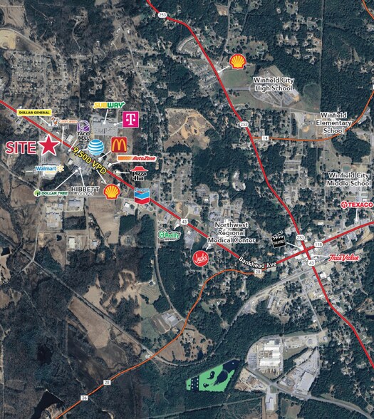 2581 US Highway 43, Winfield, AL à louer - Photo du bâtiment - Image 2 de 2