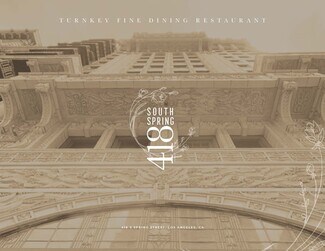 Plus de détails pour 416 S Spring St, Los Angeles, CA - Commerce de détail à louer