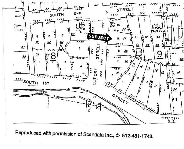 606 W Oltorf, Austin, TX for sale Plat Map- Image 1 of 4
