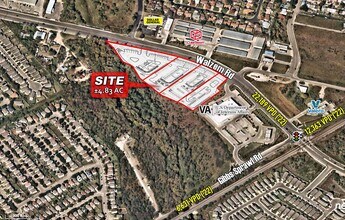 Gibbs Sprawl & Walzem Rd, San Antonio, TX - Aérien  Vue de la carte