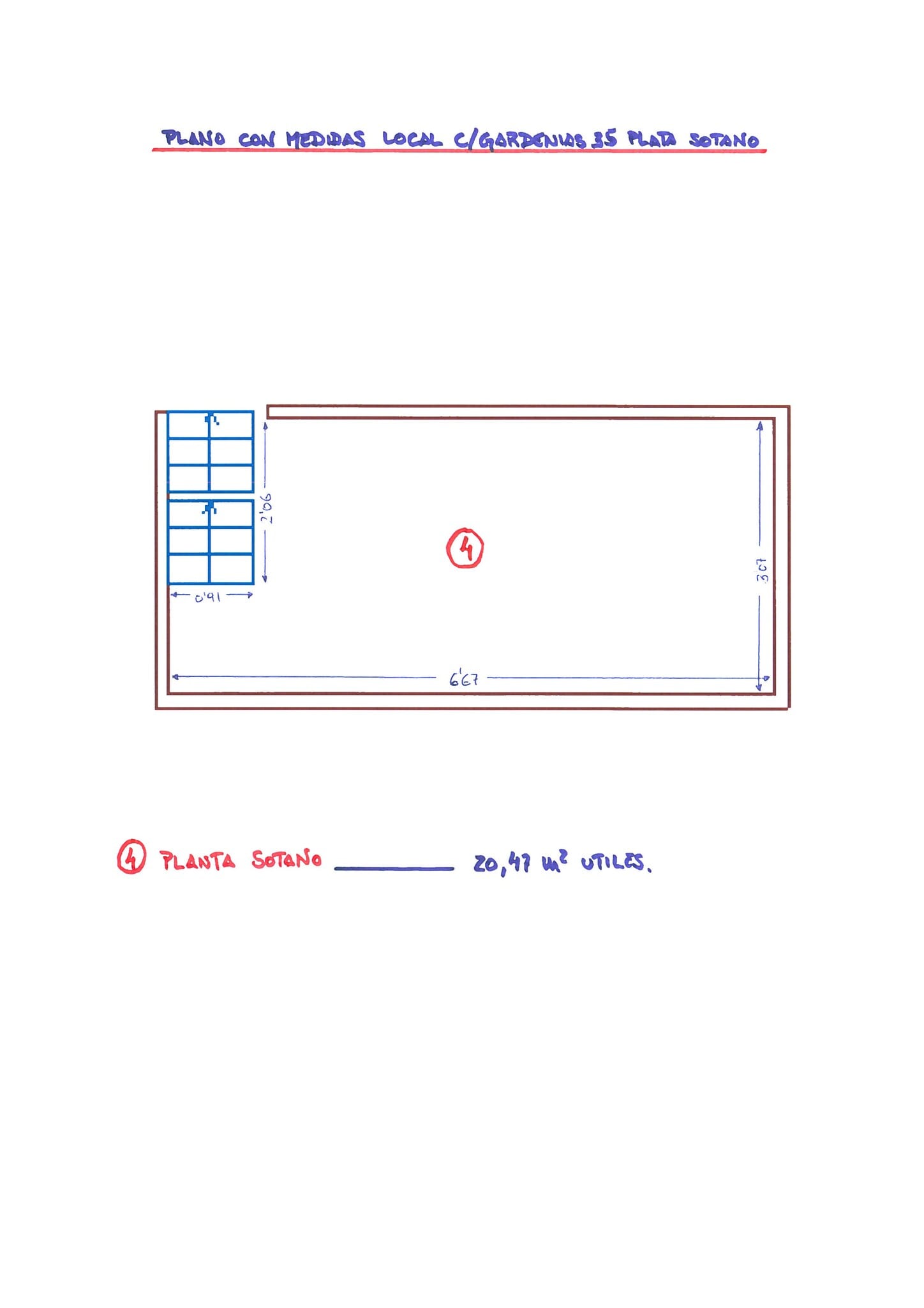 Retail in Alcorcón, Madrid for lease Floor Plan- Image 1 of 4