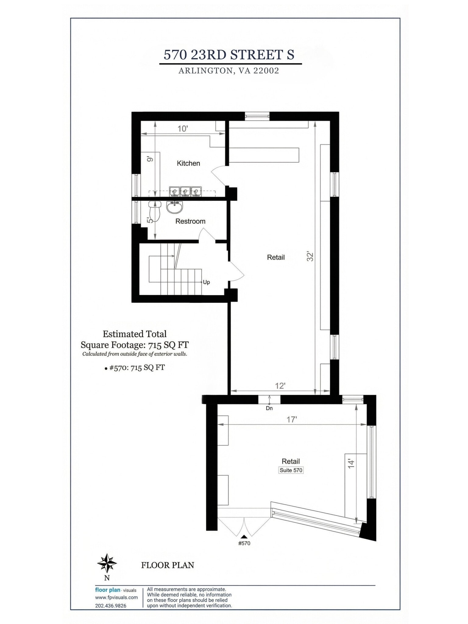 566-578 23rd St S, Arlington, VA à louer Plan de site- Image 1 de 1