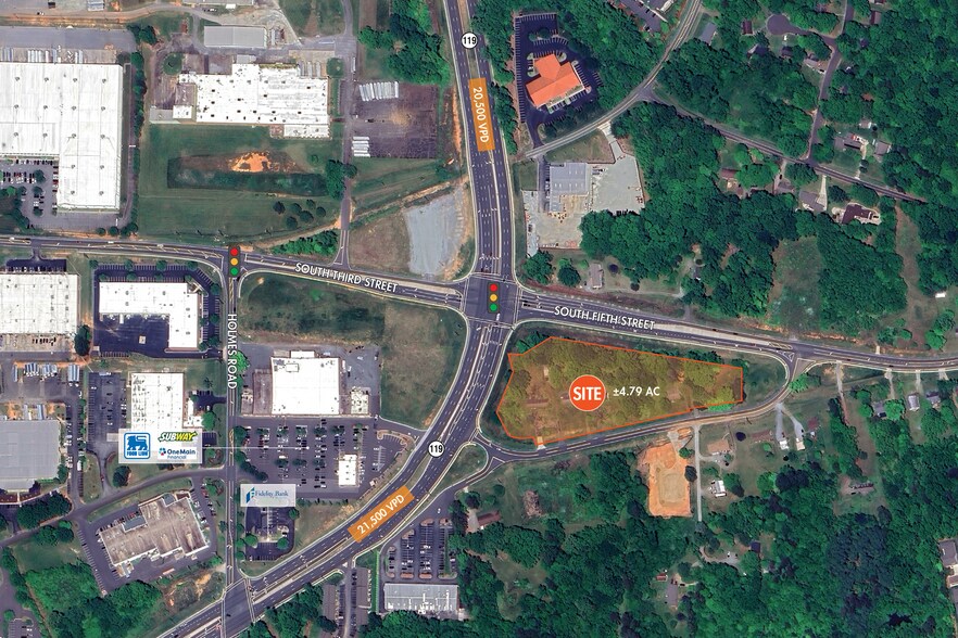 1218-1234 South Fifth Street, Mebane, NC for lease - Aerial - Image 1 of 2