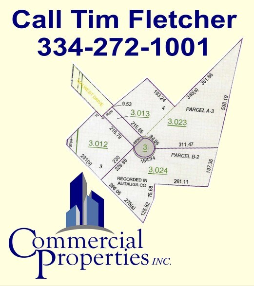 600 Blk Malwest St, Prattville, AL à vendre - Plan cadastral - Image 2 de 4