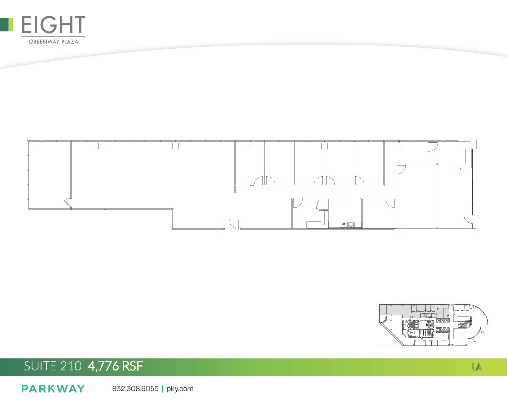 8 Greenway Plz, Houston, TX à louer Plan d  tage- Image 1 de 1