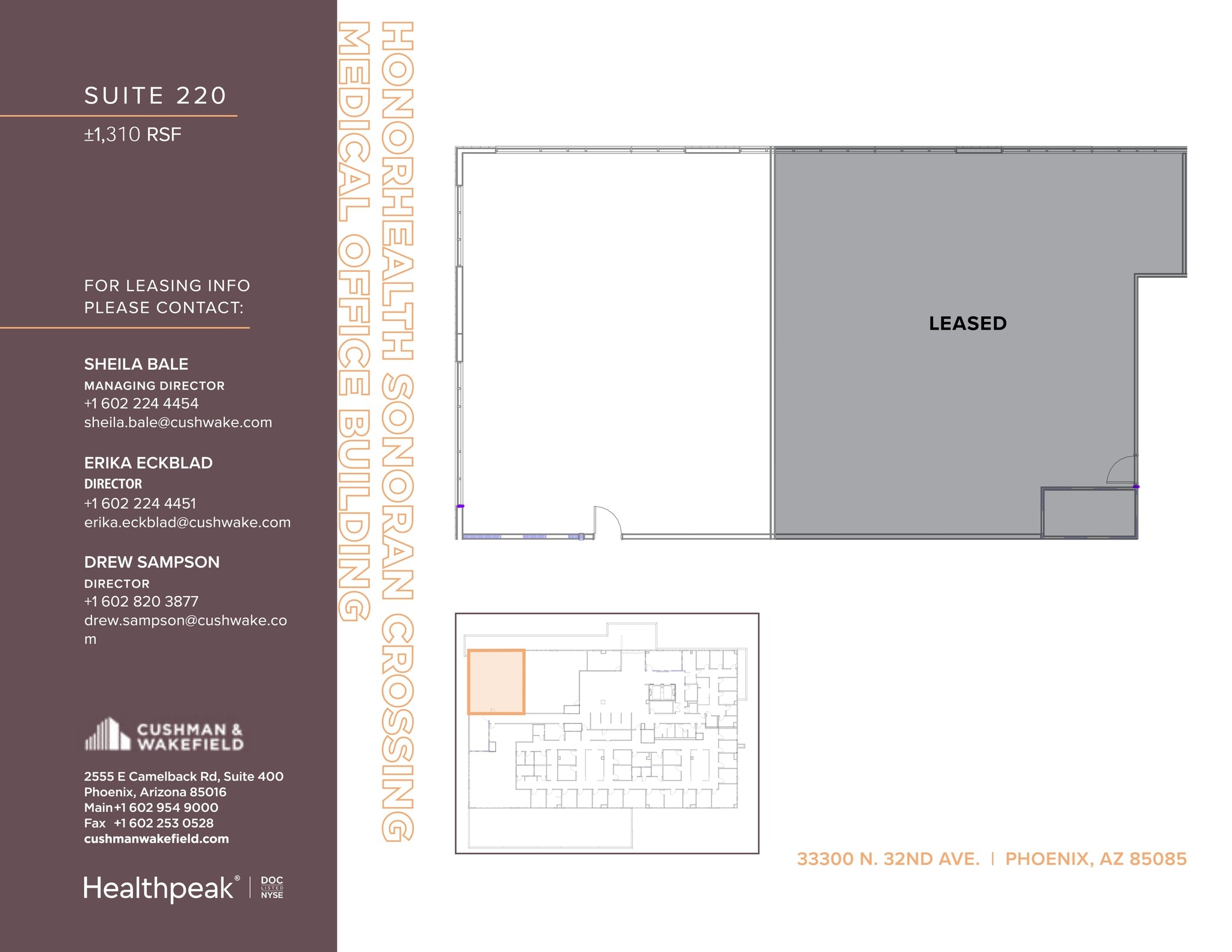 33300 N 32nd Ave, Phoenix, AZ for lease Site Plan- Image 1 of 1