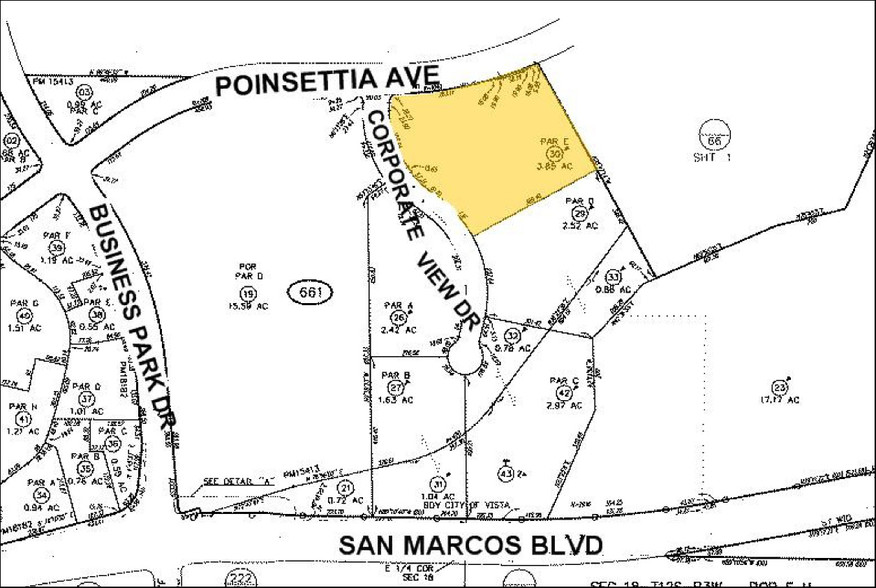 3260 Corporate View, Vista, CA à louer - Plan cadastral - Image 1 de 2