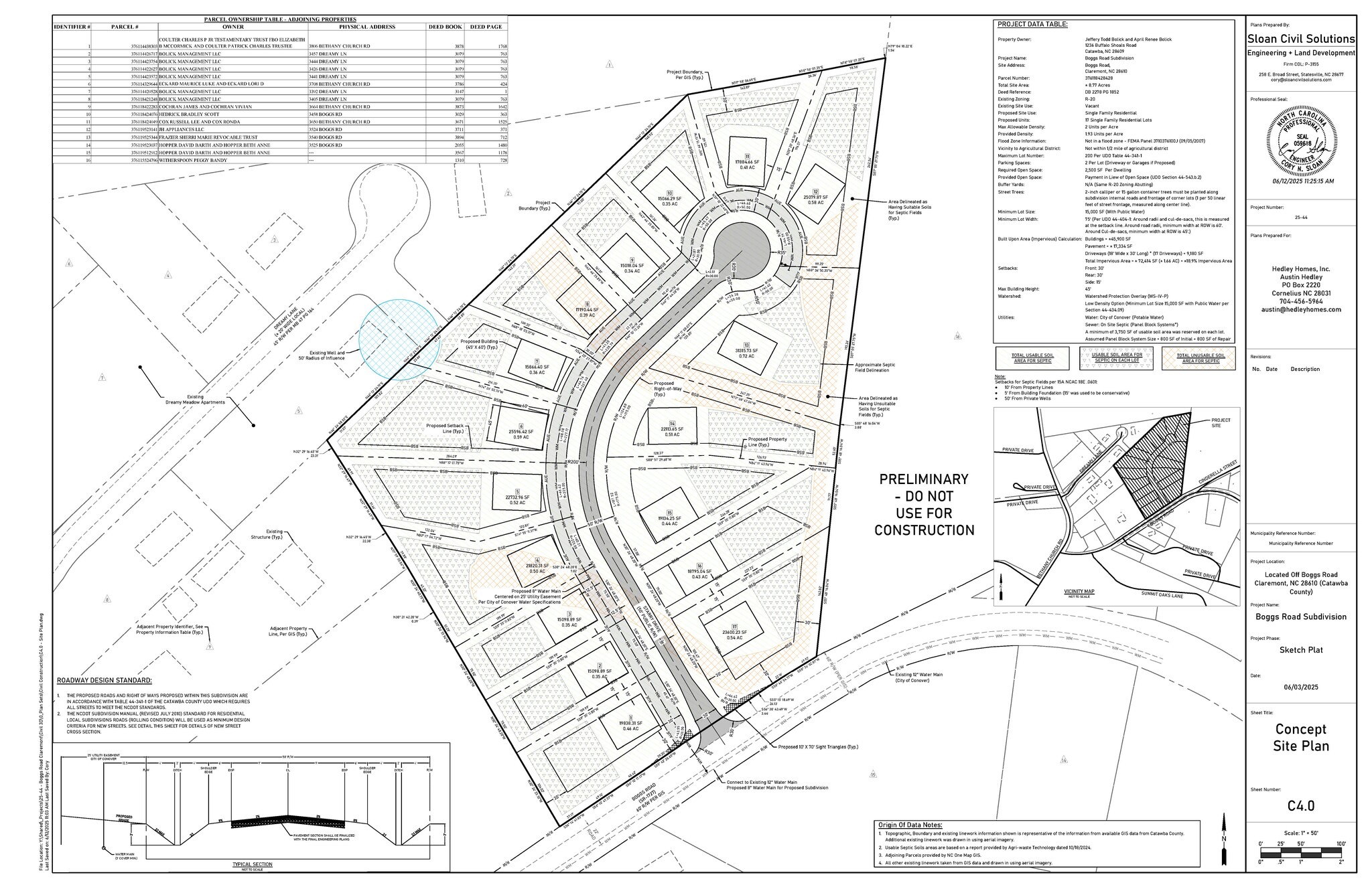 3475 Boggs Rd, Claremont, NC for sale Site Plan- Image 1 of 5