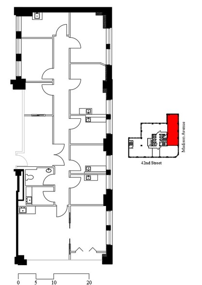 315 Madison Ave, New York, NY à louer - Plan d  tage - Image 3 de 13