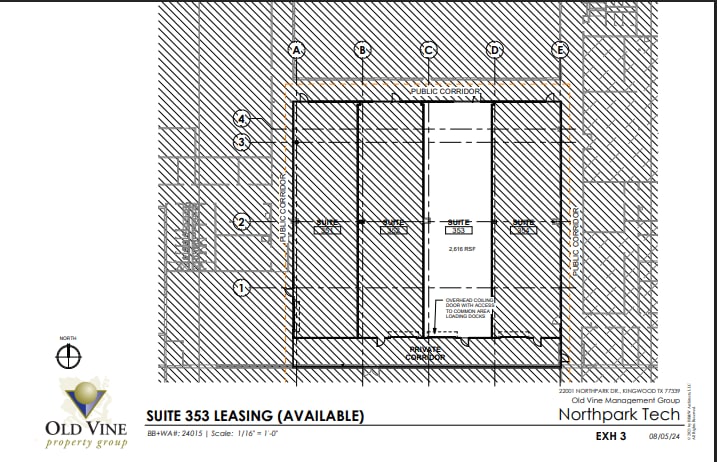 22001 Northpark Dr, Kingwood, TX for lease Floor Plan- Image 1 of 6