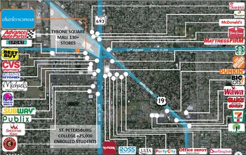 6700 22nd Ave N, Saint Petersburg, FL - aerial  map view