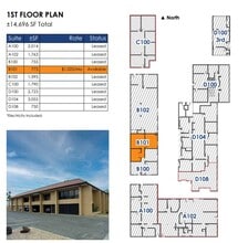3150 N 24th St, Phoenix, AZ à louer Plan d’étage- Image 1 de 1